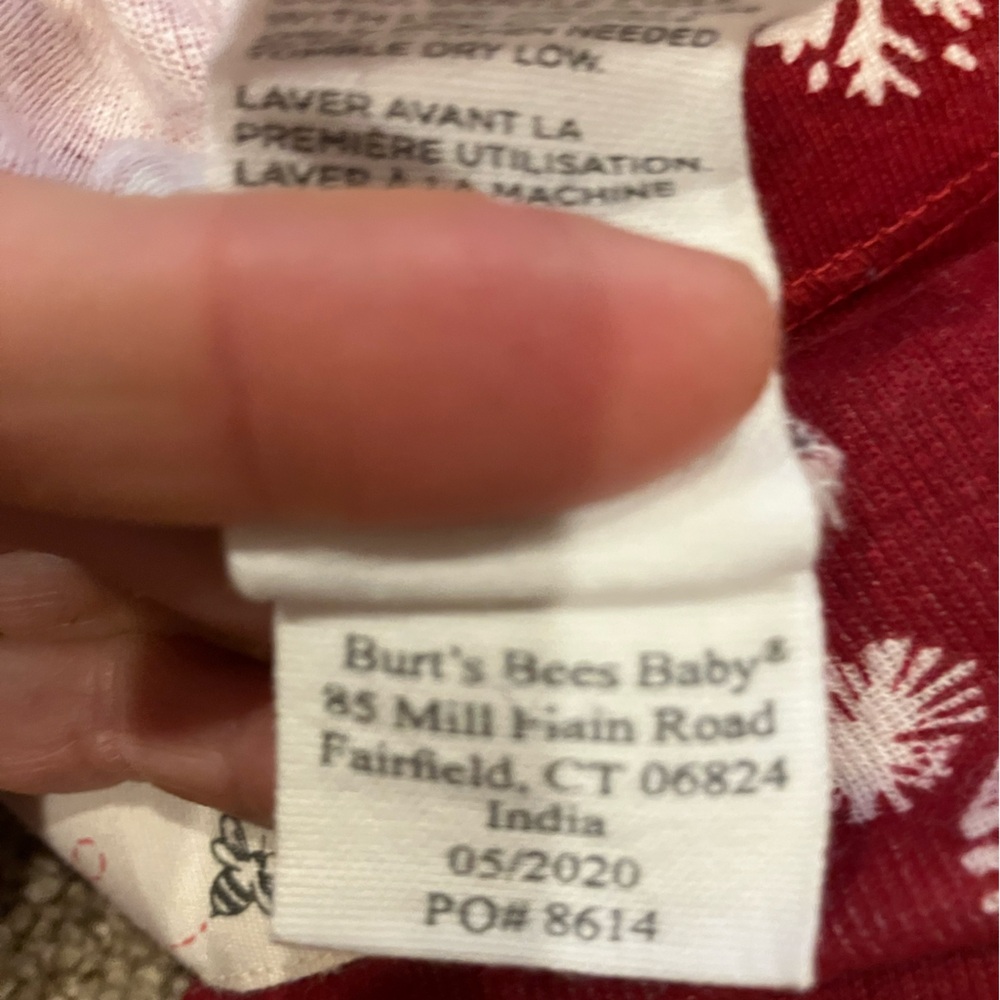 Burt's Bees Kids Organic Cotton Holiday Pajama Set - Picture 4 of 10